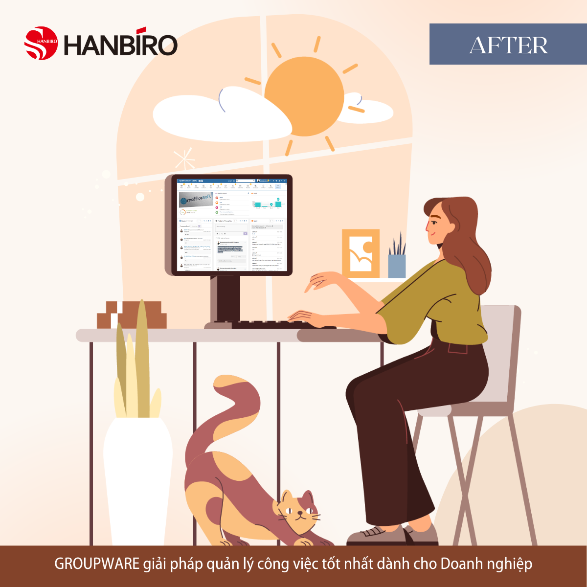 Quy trình chấm công thời đại 4.0 với Hanbiro Groupware