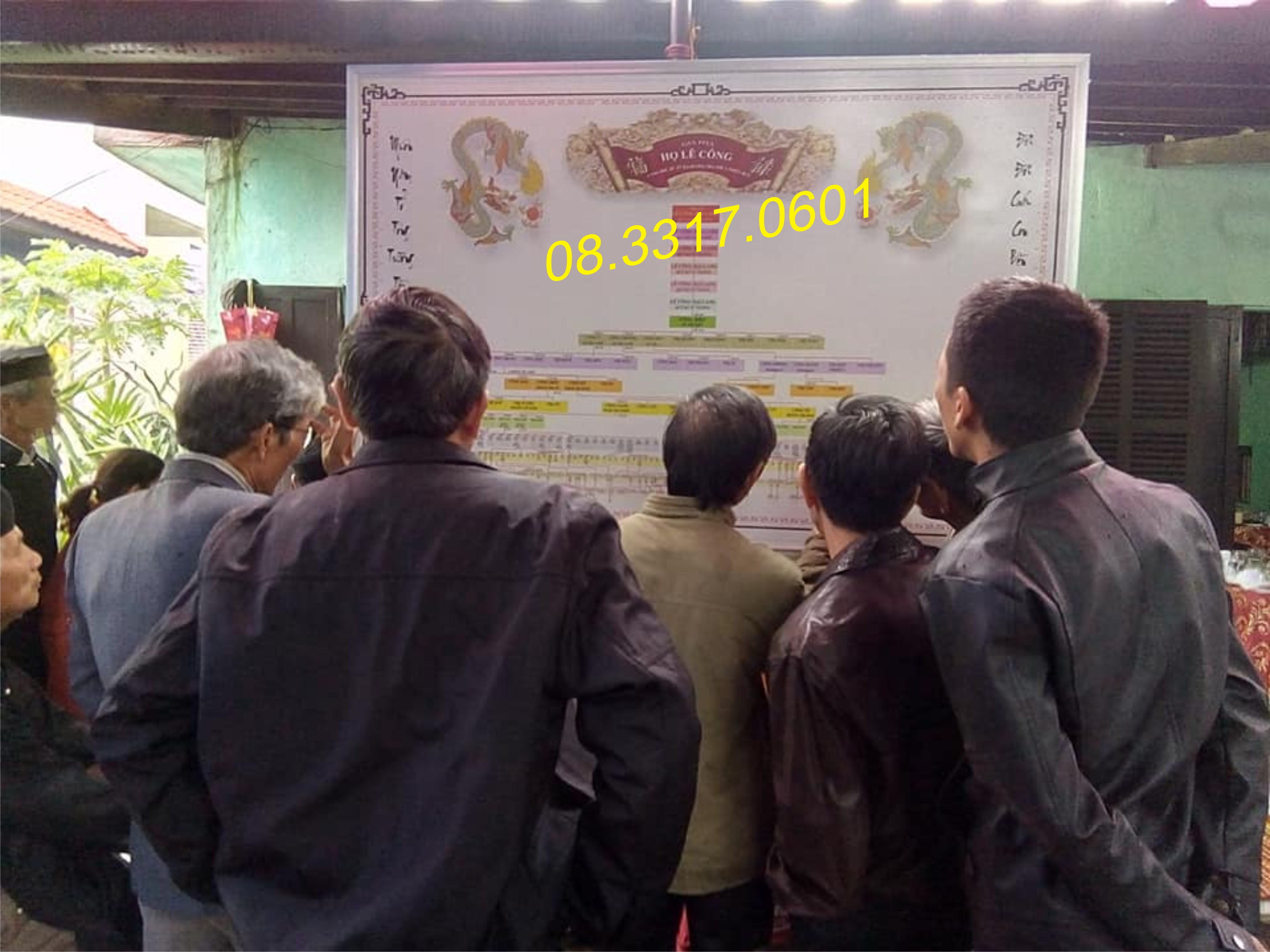 Dịch gia phả hán nôm, dịch gia phả chữ nho, vẽ cây phả đồ dòng họ