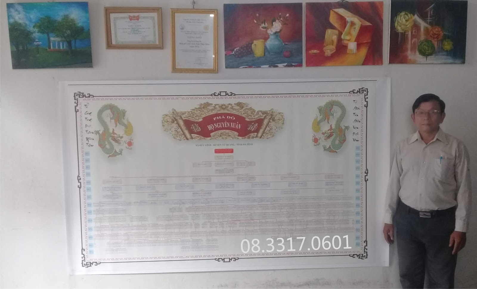 Dịch gia phả hán nôm, dịch gia phả chữ nho, vẽ cây phả đồ dòng họ