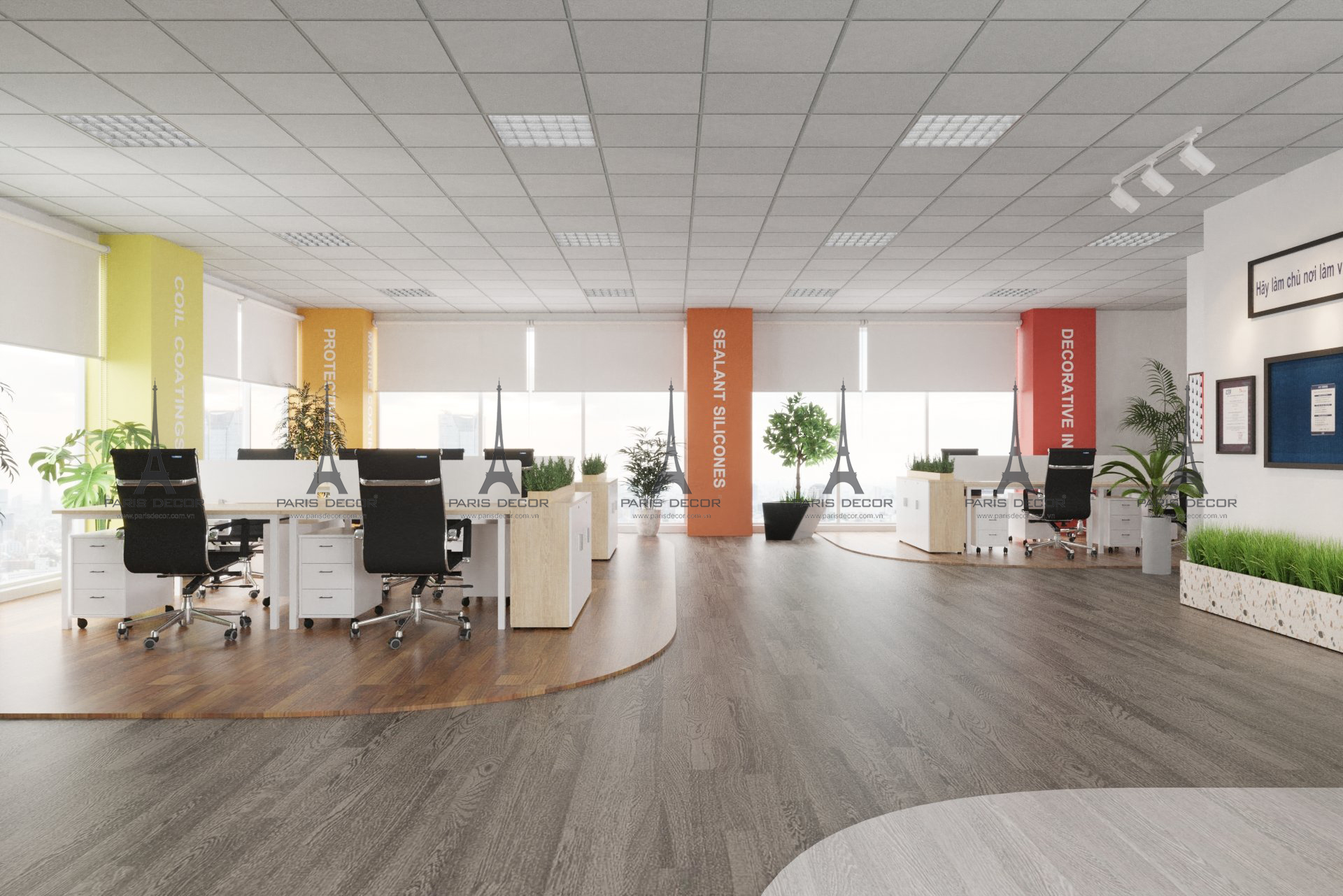 Thi công và thiết kế nội thất văn phòng, nhà ở, chung cư