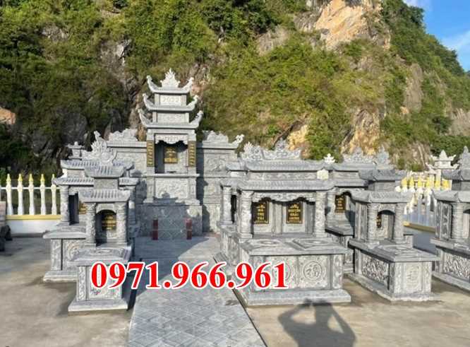 mẫu lăng mộ gia tộc để tro cốt bằng đá đẹp bán tại đà nẵng
