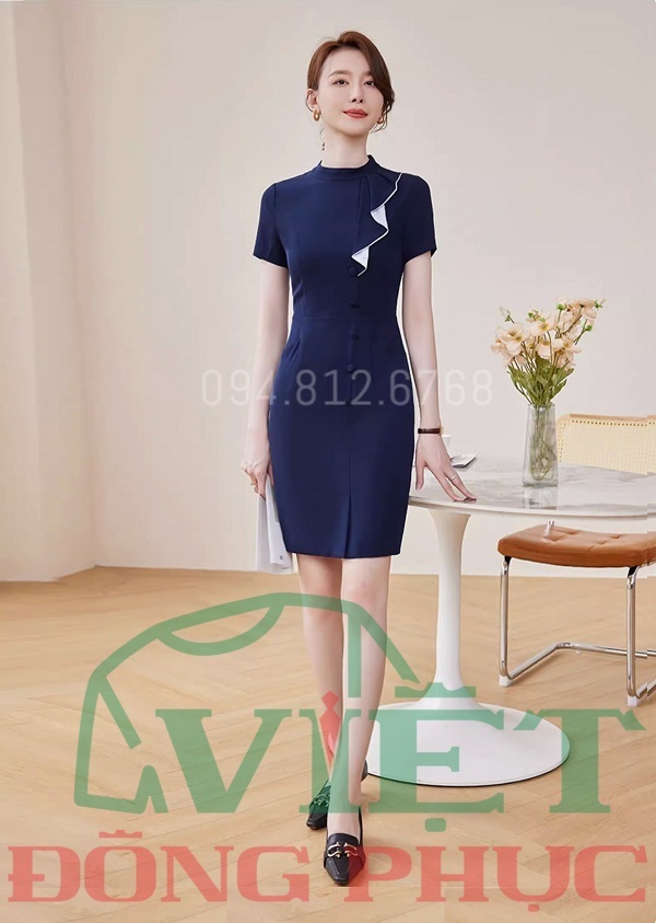 Địa chỉ may váy liền công sở đẹp chuyên nghiệp tại miền Bắc