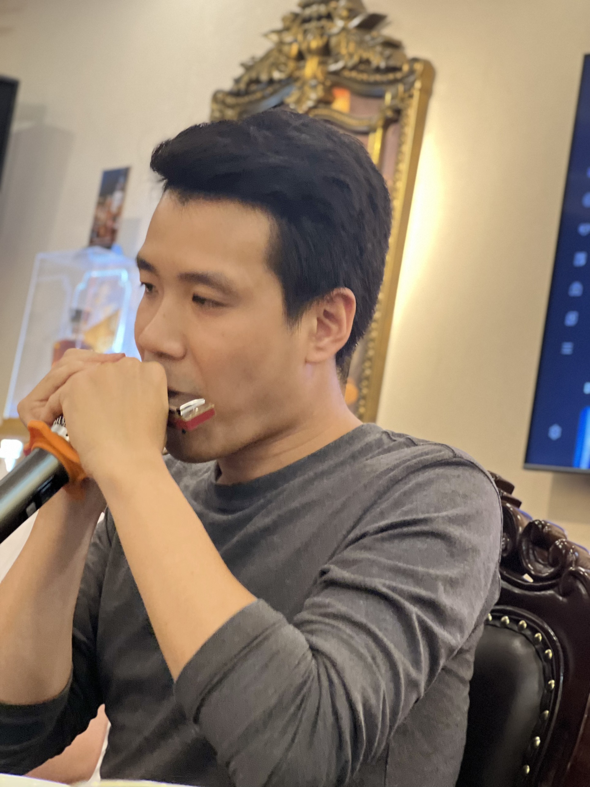 Những chiếc kèn harmonica đầu tiên hầu hết được làm từ gỗ