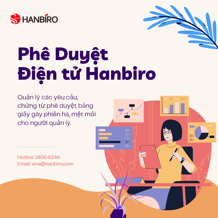 Lý do Doanh Nghiệp nên sử dụng Phê Duyệt Điện Tử Hanbiro