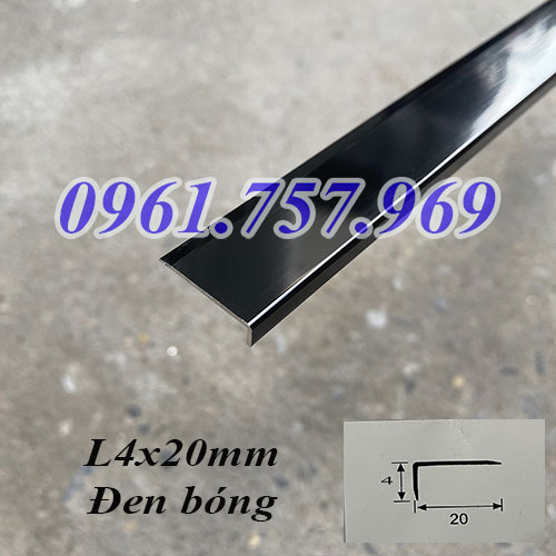Nẹp bo gương, nẹp viền gương, nẹp gương màu đen, nẹp gương inox