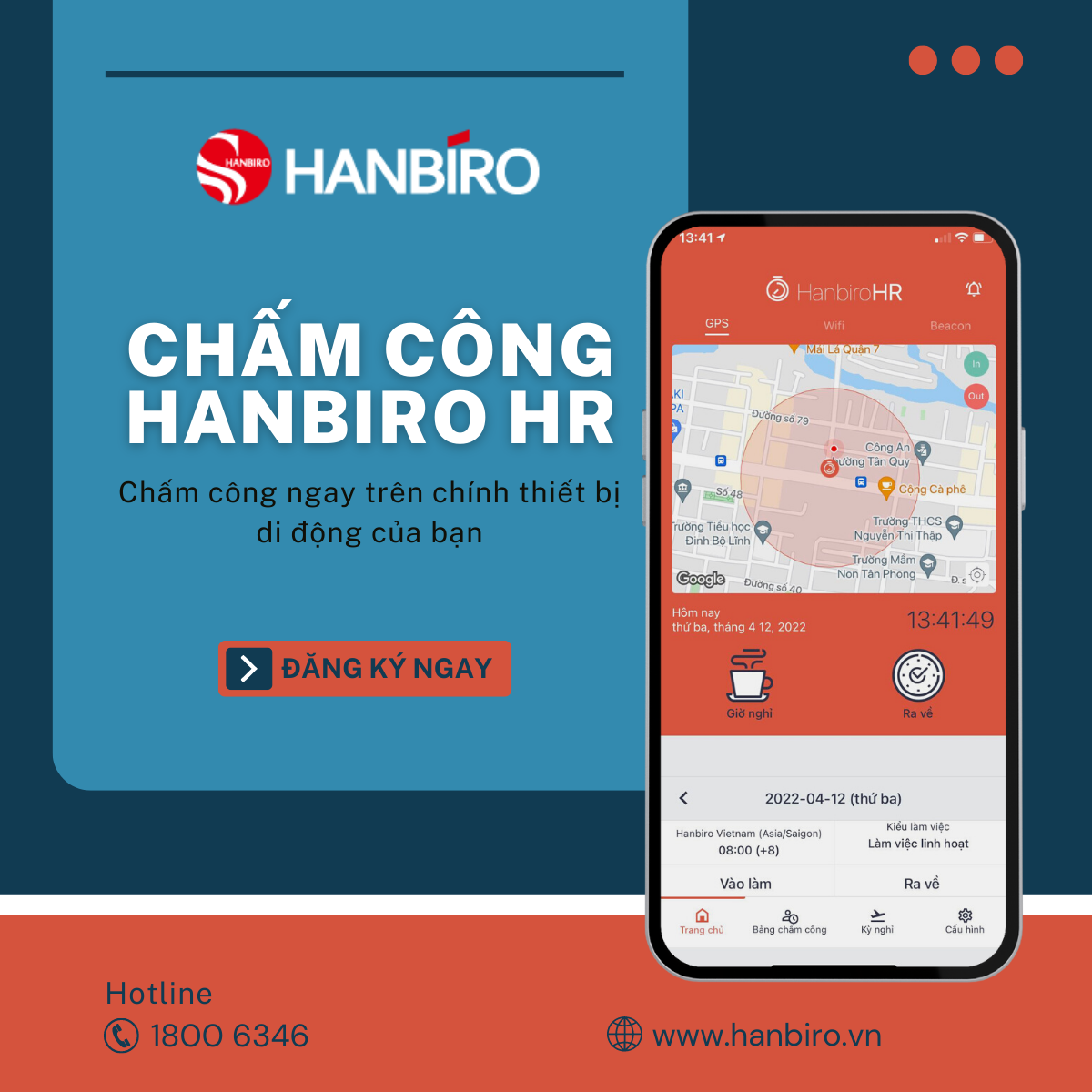 Chấm công linh hoạt bằng wifi/gps/beacon và những lợi ích có được