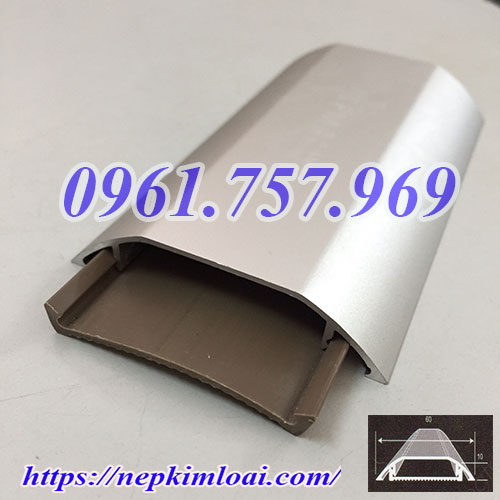 Nẹp dây điện bán nguyệt, nẹp inox luồn dây điện, nẹp đi dây điện