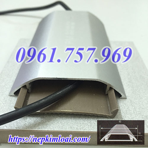 Nẹp dây điện bán nguyệt, nẹp inox luồn dây điện, nẹp đi dây điện