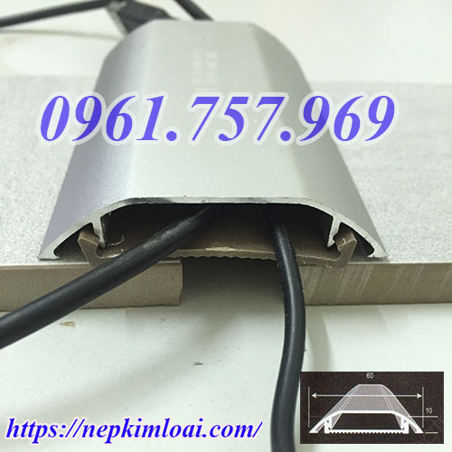 Nẹp dây điện bán nguyệt, nẹp inox luồn dây điện, nẹp đi dây điện