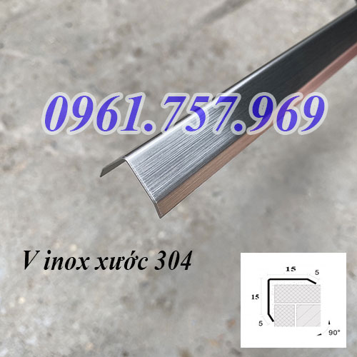 Nẹp v inox vàng, nẹp v inox mạ vàng, nẹp v inox 304