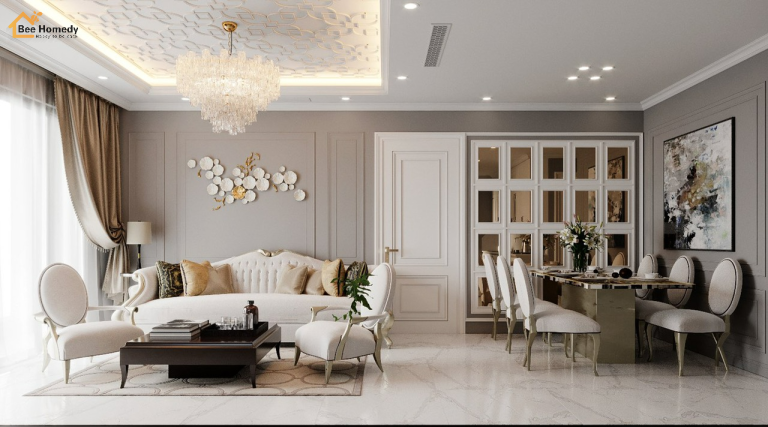 Thiết kế nội thất chung cư hiện đại trọn gói tại Hà Nội