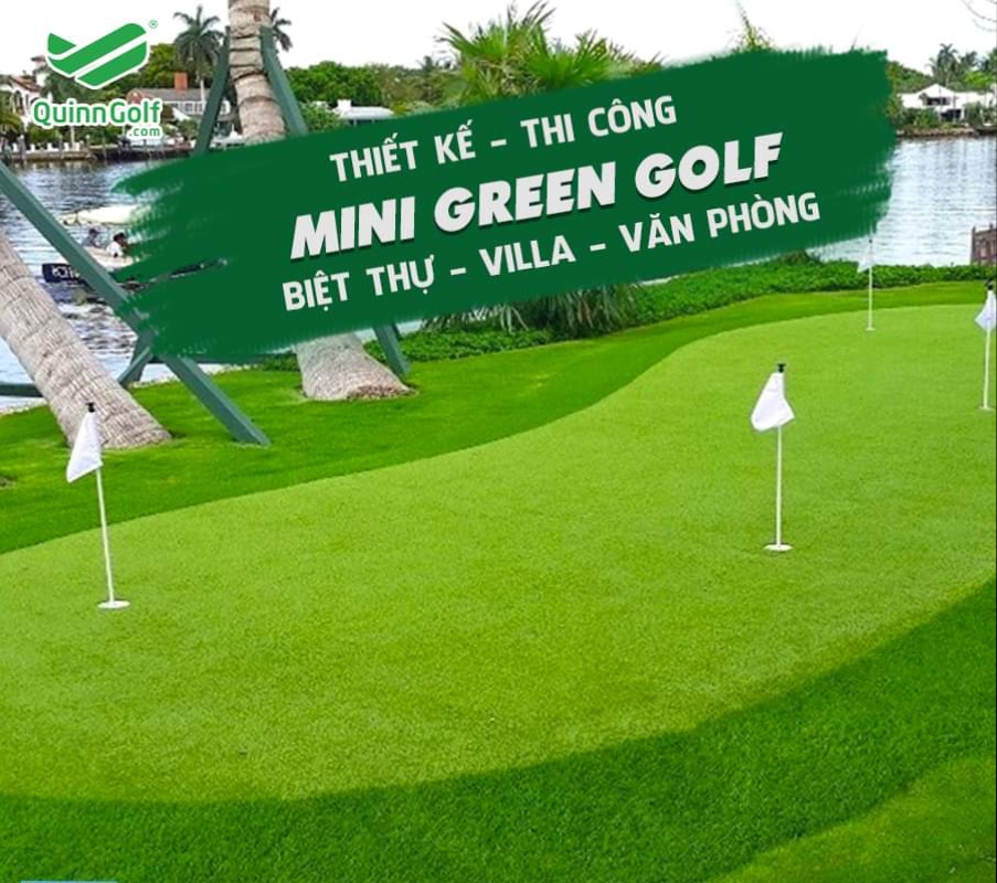 minigolf - Khởi tạo  không gian nghỉ dưỡng trong ngôi nhà bạn