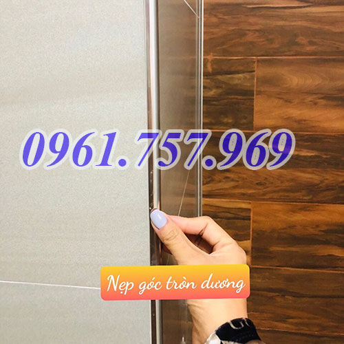 Nẹp bo góc gạch, nẹp ốp gạch men, ke ốp góc