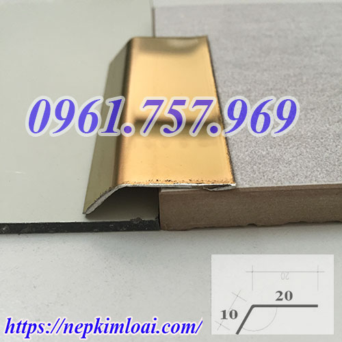 Nẹp chênh cốt cao thấp sàn gỗ, nẹp chênh cốt sàn, nẹp nhôm chênh cốt