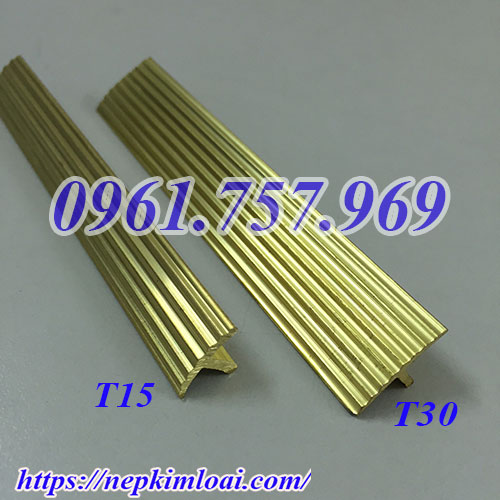 Nẹp chỉ đồng cầu thang, nẹp đồng chống trơn, nẹp chỉ đồng