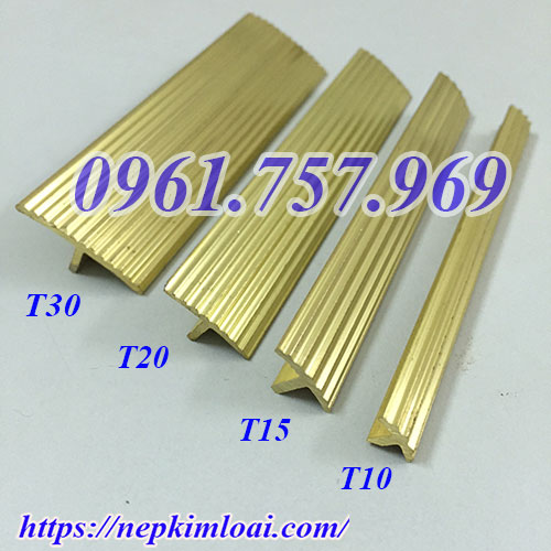 Nẹp chỉ đồng cầu thang, nẹp đồng chống trơn, nẹp chỉ đồng