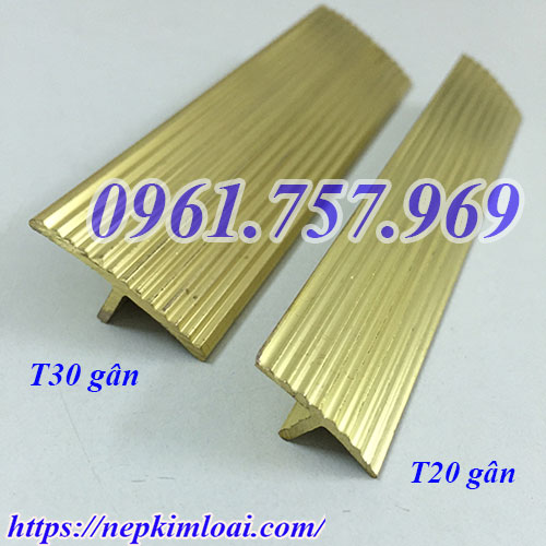 Nẹp chỉ đồng cầu thang, nẹp đồng chống trơn, nẹp chỉ đồng