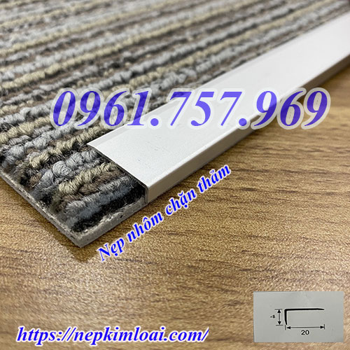 Nẹp cài thảm, nẹp chặn thảm, nẹp kết thúc thảm, nẹp giữ thảm