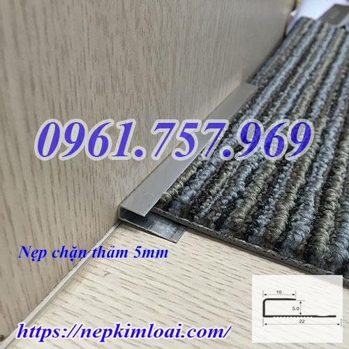 Nẹp cài thảm, nẹp chặn thảm, nẹp kết thúc thảm, nẹp giữ thảm