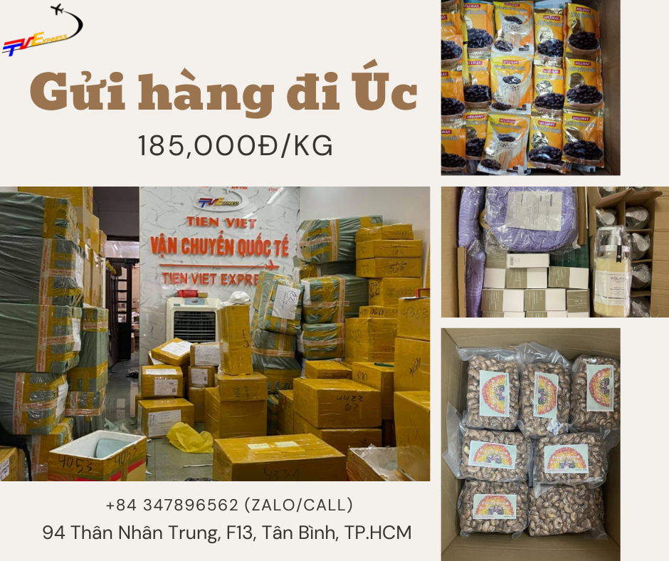 Gửi hàng đi Úc uy tín nhất - Tiến Việt Express