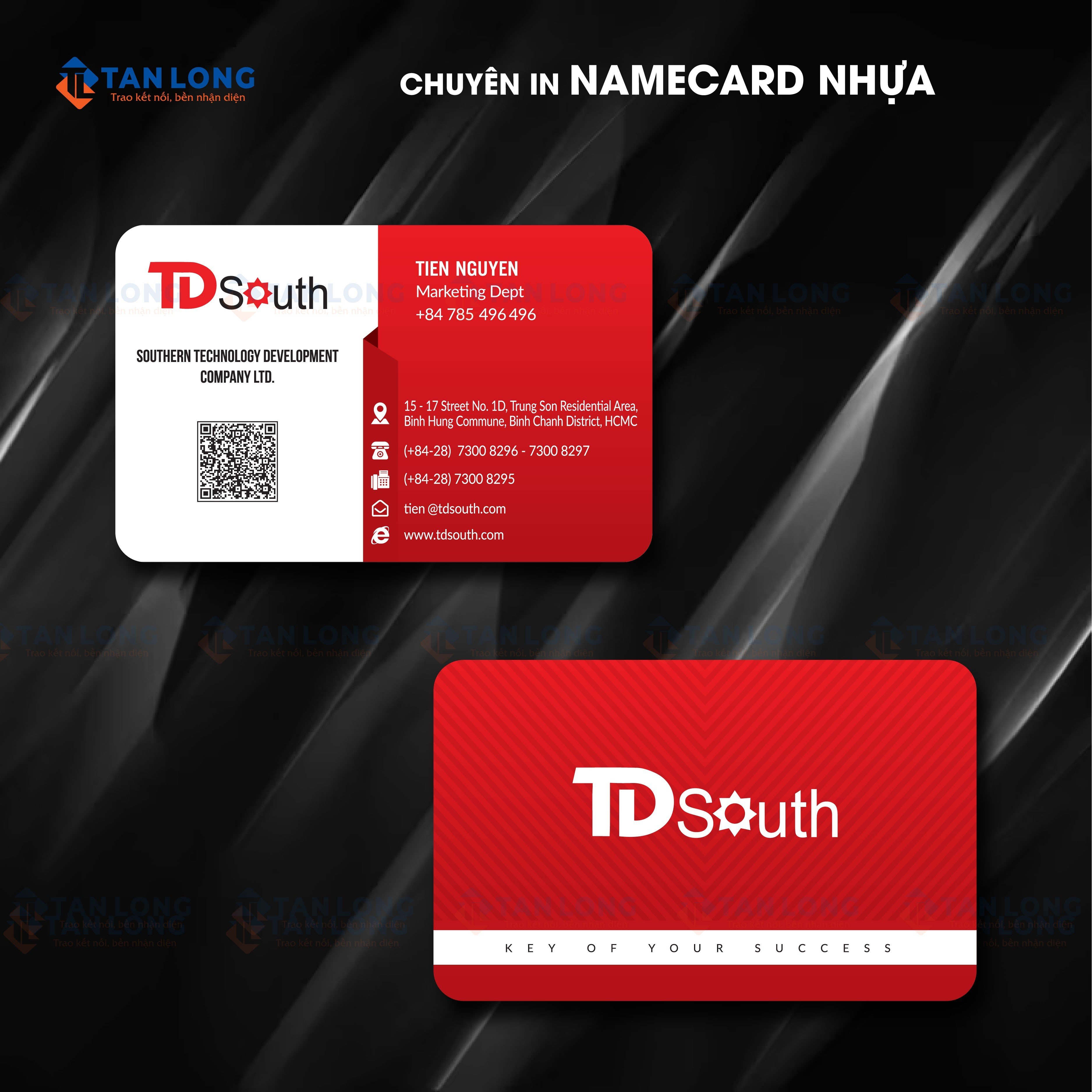 Danh thiếp nhựa- Namecard nhựa - Mang đến sự chuyên nghiệp dành choạn