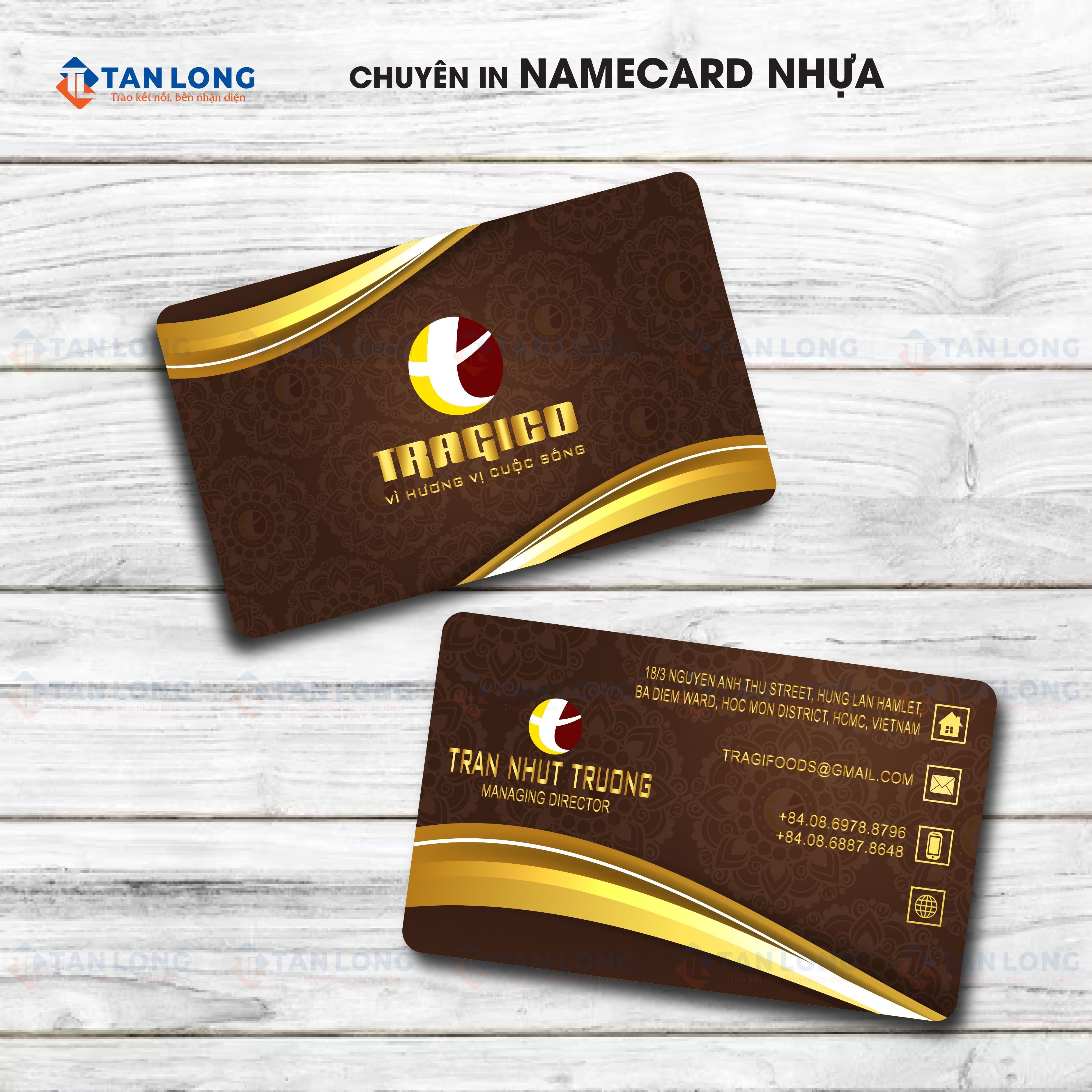 Danh thiếp nhựa- Namecard nhựa - Mang đến sự chuyên nghiệp dành choạn