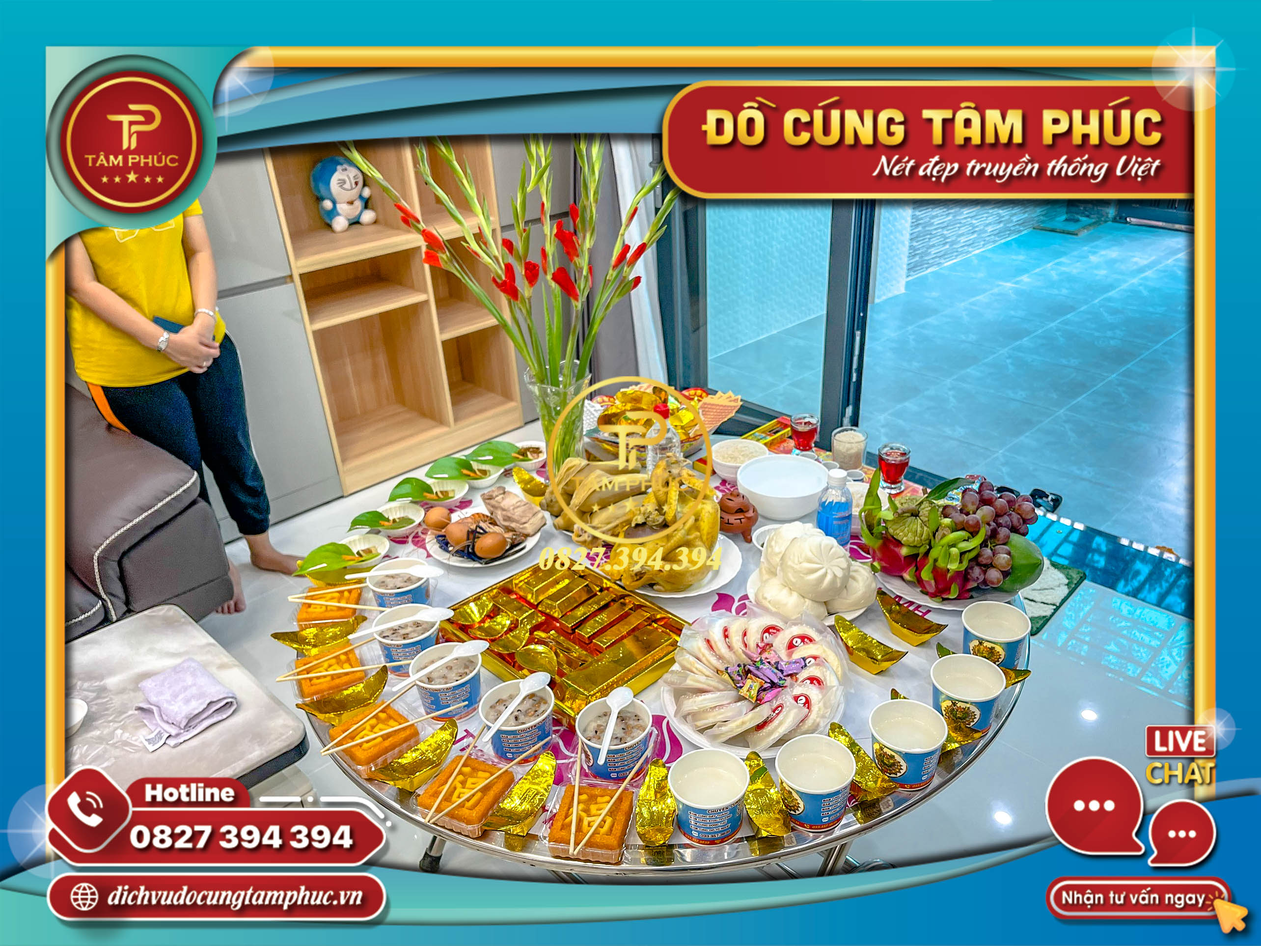 Dịch vụ mâm cúng Nhập Trạch, Vào Nhà Mới trọn gói