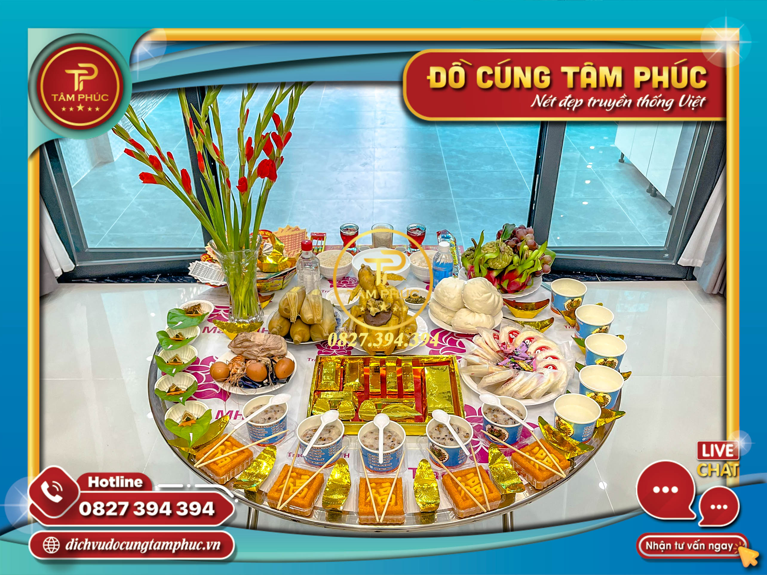 Dịch vụ mâm cúng Nhập Trạch, Vào Nhà Mới trọn gói