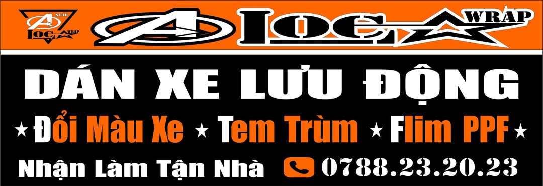 Dán xe lưu động - nhận làm tận nơi , dán xe