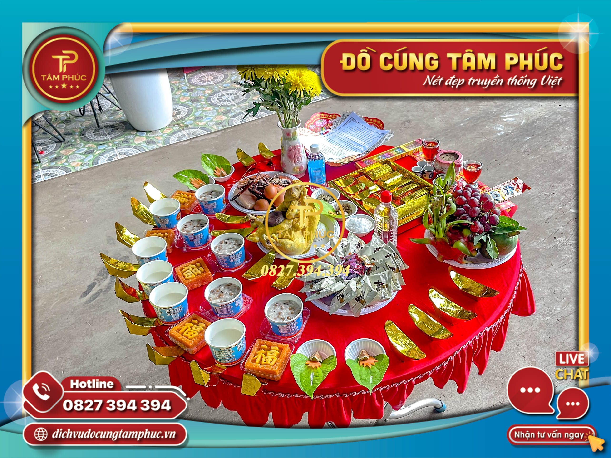 Mâm cúng khai trương trọn gói tại Cần Thơ