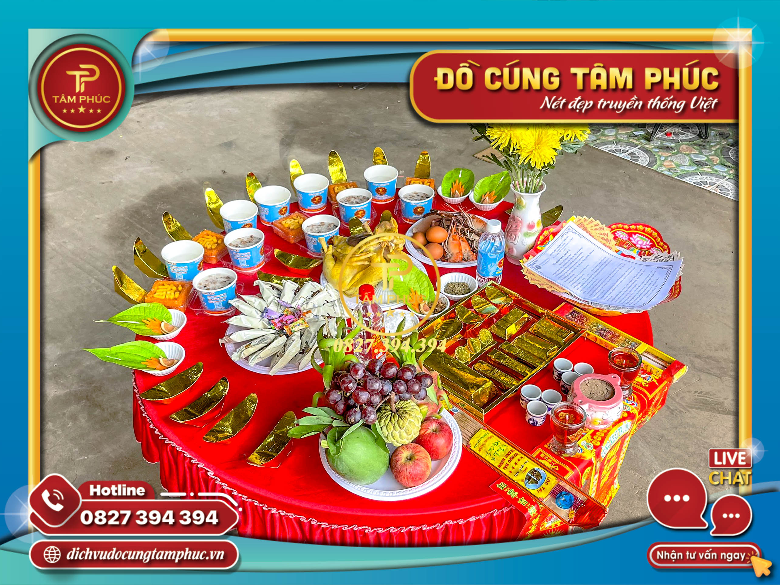 Mâm cúng khai trương trọn gói tại Cần Thơ