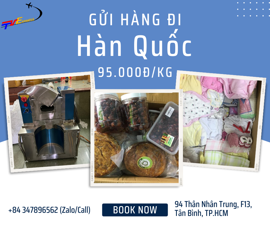 Vận chuyển hàng đi Hàn Quốc__Tiến Việt Express