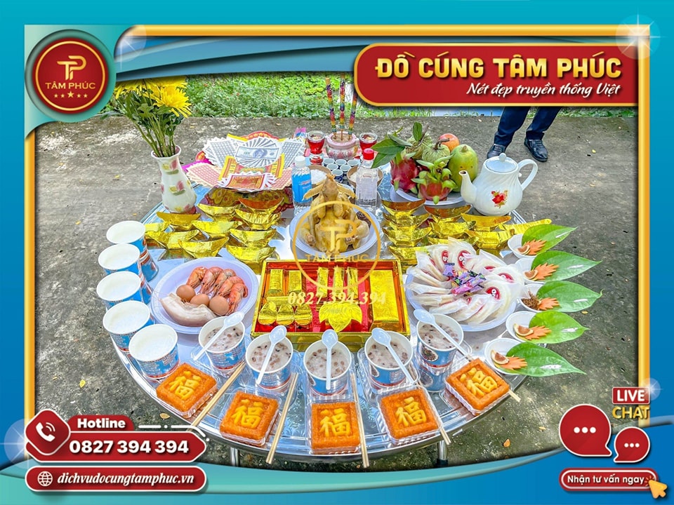 Dich vụ mâm cúng Động Thổ trọn gói tại Cần Thơ