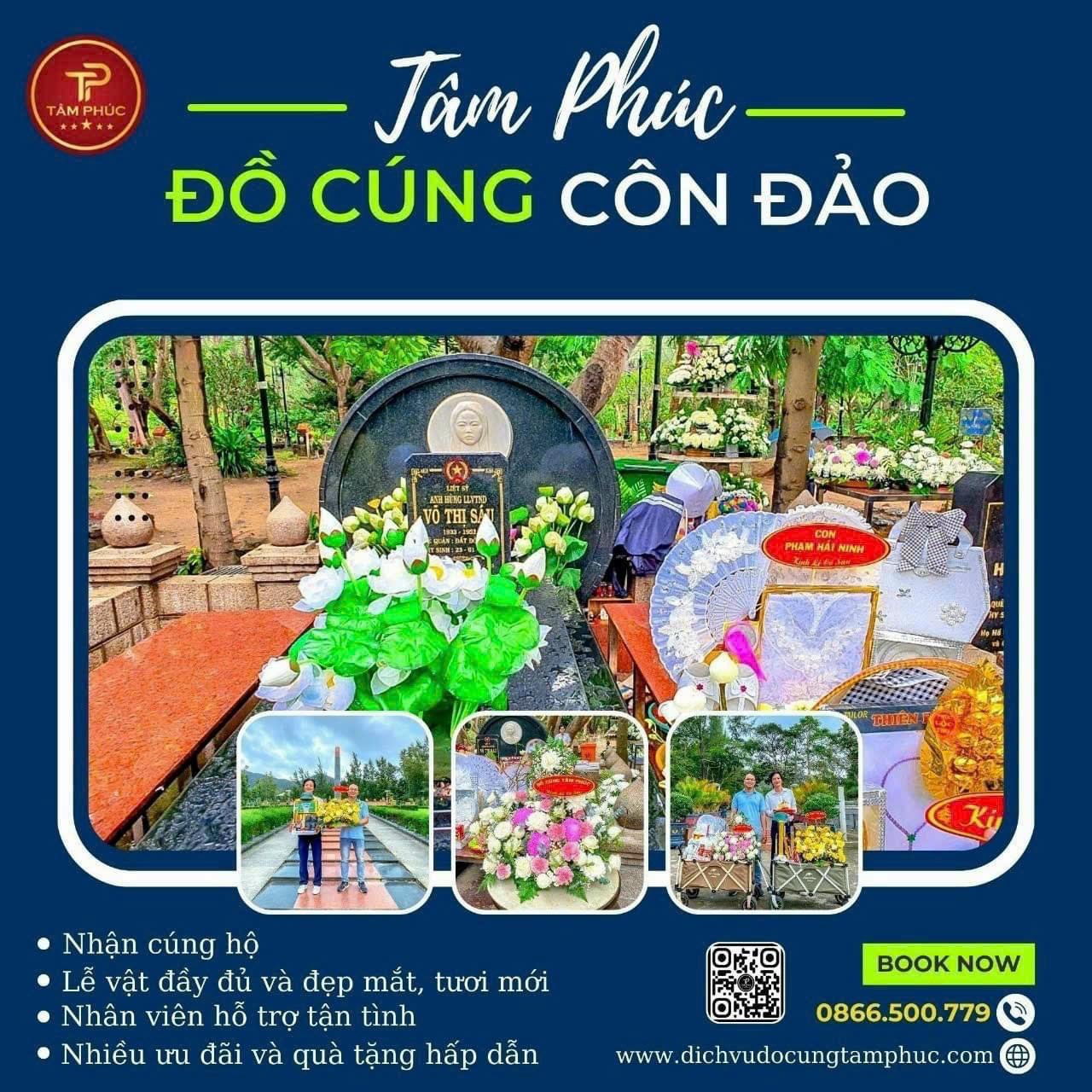 Mâm cúng Cô Sáu các Chiến Sĩ Côn Đảo trọn gói.