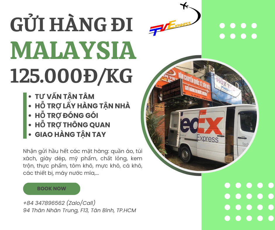 Gửi hàng đi Malaysia giá rẻ sốc --- Tiến Việt Express