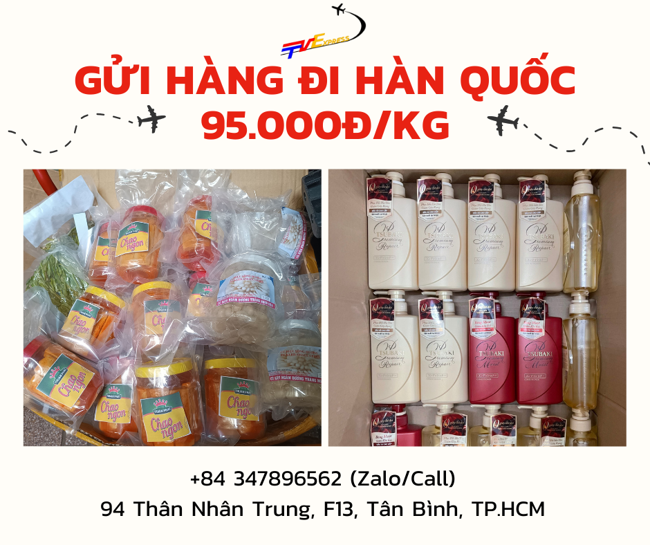 Vận chuyển hàng đi Hàn Quốc -- Tiến Việt Express.