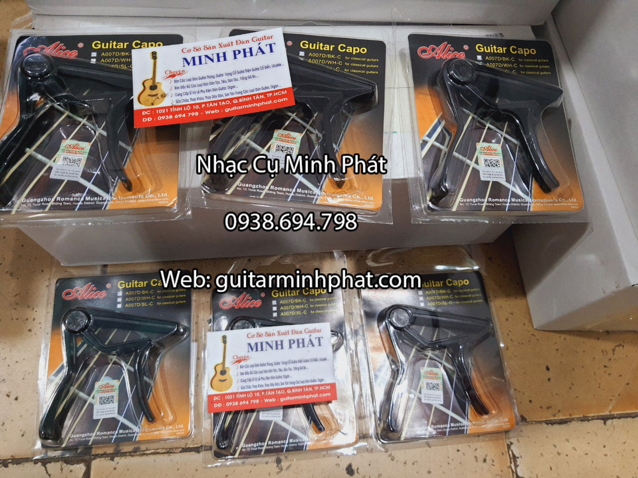 Cửa hàng bán phụ kiện đàn guitar ở quận Bình Tân, Bình Chánh TPHCM