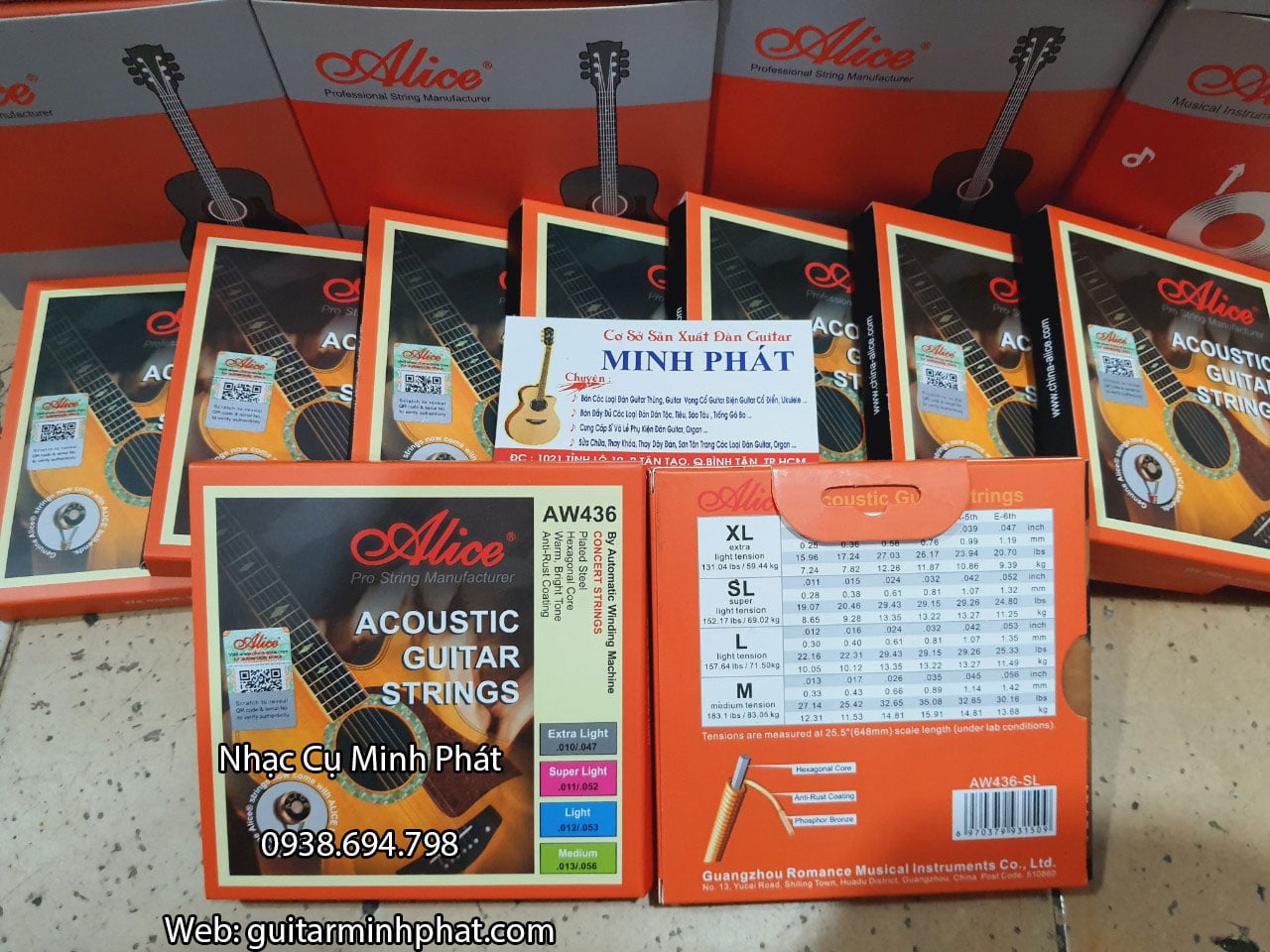 Cửa hàng bán phụ kiện đàn guitar ở quận Bình Tân, Bình Chánh TPHCM