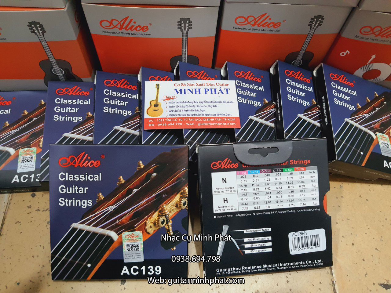 Cửa hàng bán phụ kiện đàn guitar ở quận Bình Tân, Bình Chánh TPHCM