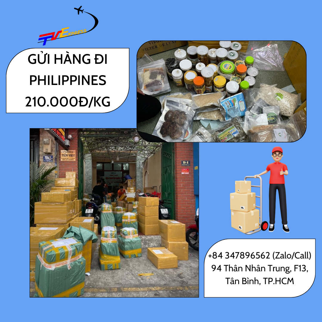 Gửi hàng đi Philippines giá rẻ bất ngờ - Tiến Việt Express