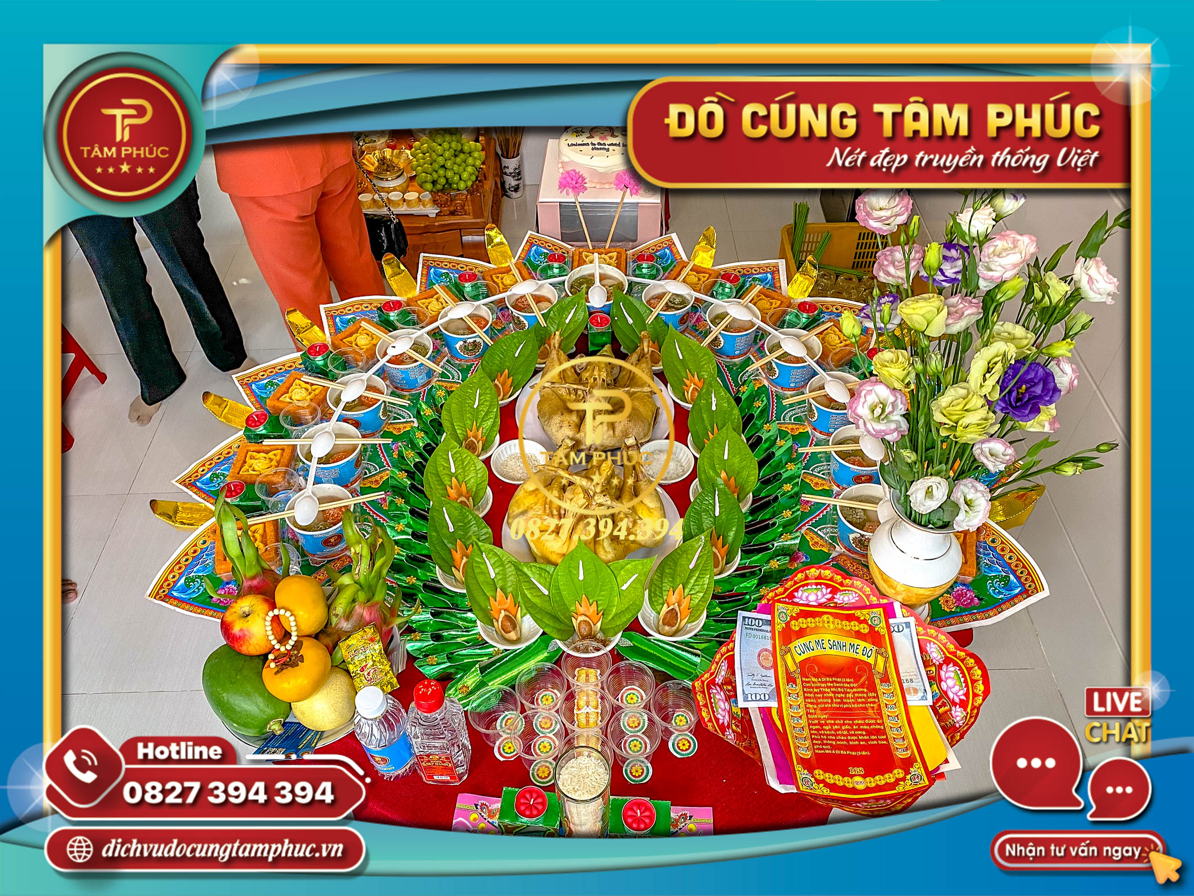 Mang lại bình an cho bé với mâm cúng căn đầy đủ
