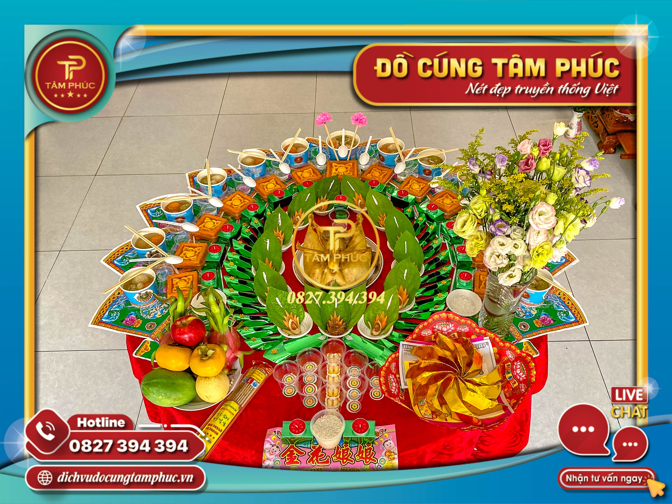 Mang lại bình an cho bé với mâm cúng căn đầy đủ