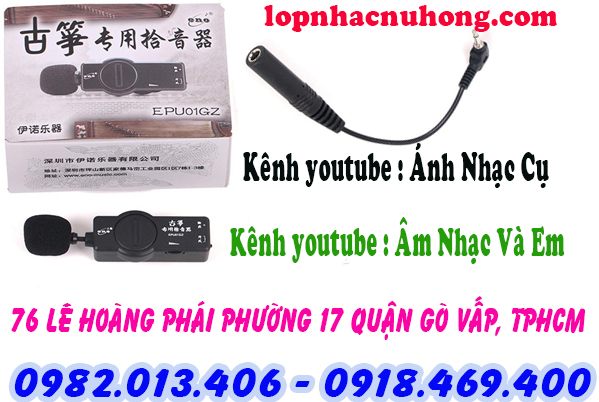 Địa chỉ bán pickup đàn tranh 17 dây, 19 dây, 22 dây  tại tphcm