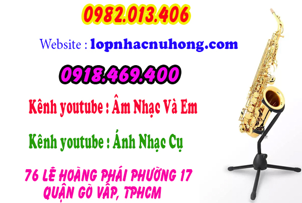 Địa chỉ bán chân để kèn saxophone alto, saxophone tenor tại gò vấp