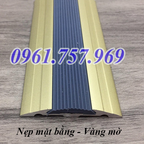 Nẹp nhôm mặt bằng, nẹp mặt bằng chống trơn, nẹp mặt bằng