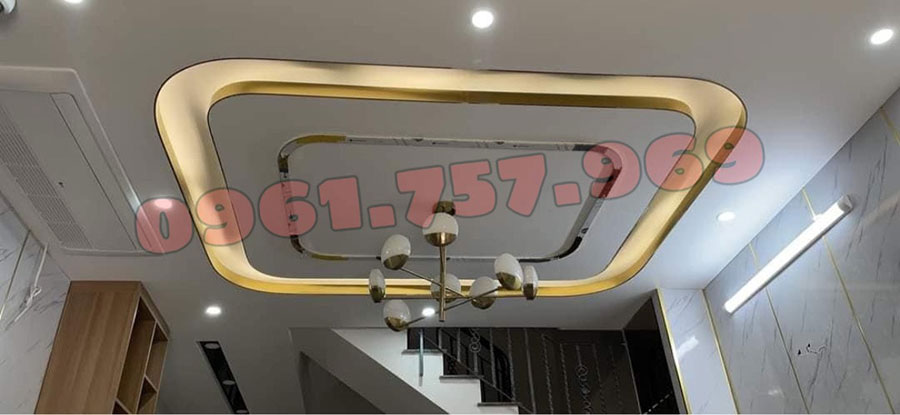 Nẹp inox bo góc trần thạch cao, nẹp inox ốp trần thạch cao