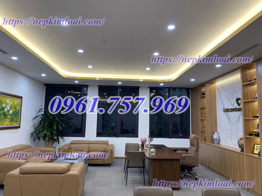 Nẹp inox bo góc trần thạch cao, nẹp inox ốp trần thạch cao