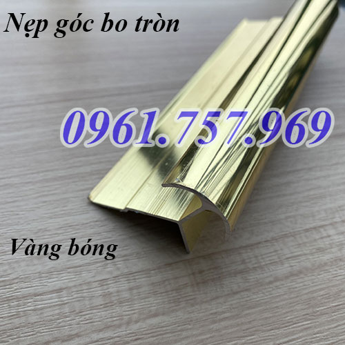 Nẹp bo góc gạch 2 cạnh, nẹp bo tròn 2 cạnh gạch, nẹp góc bo tròn 2 bên