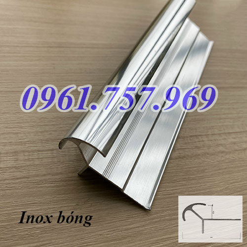 Nẹp bo góc gạch 2 cạnh, nẹp bo tròn 2 cạnh gạch, nẹp góc bo tròn 2 bên