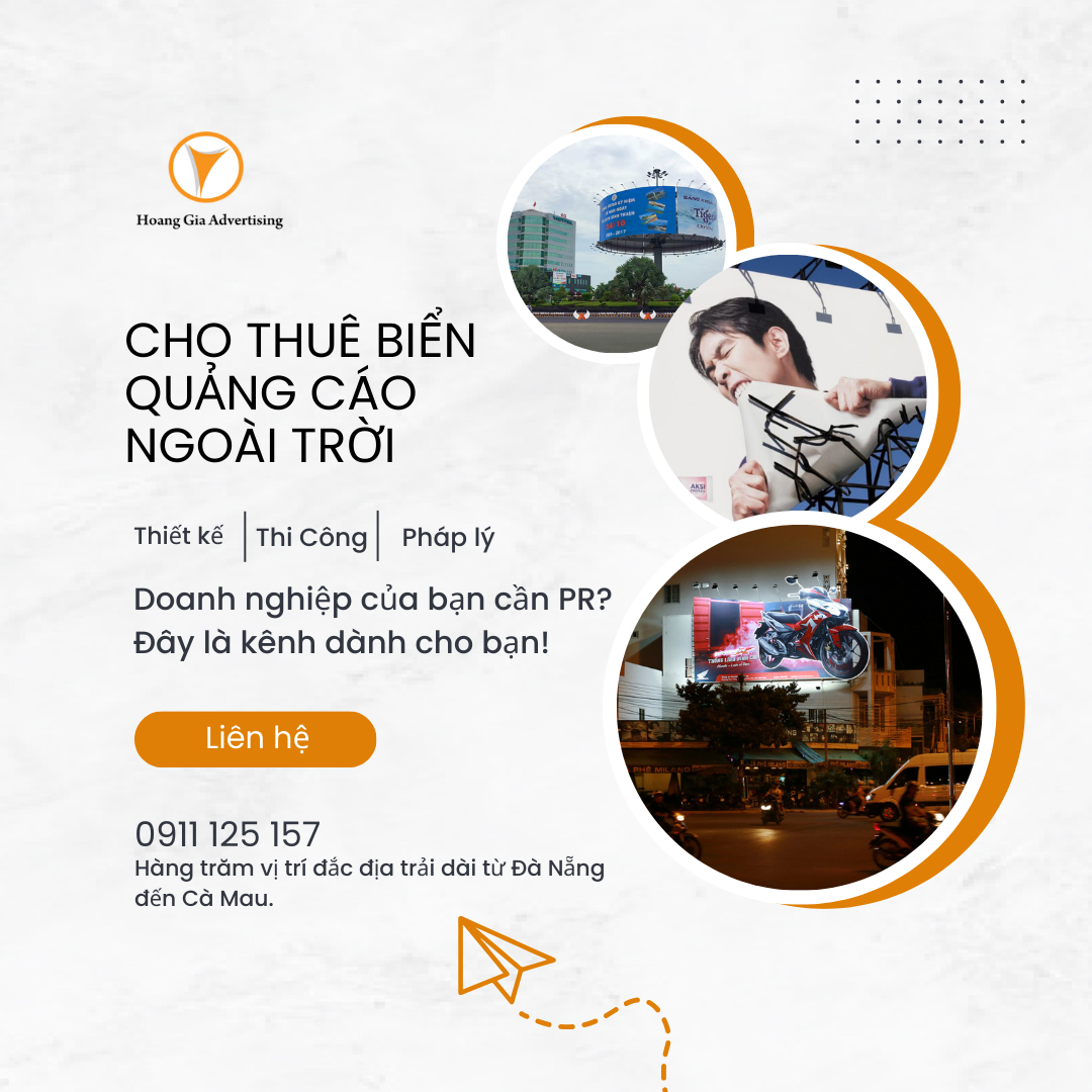 Cho thuê billboard giá rẻ nhiều vị trí đẹp, đắc địa
